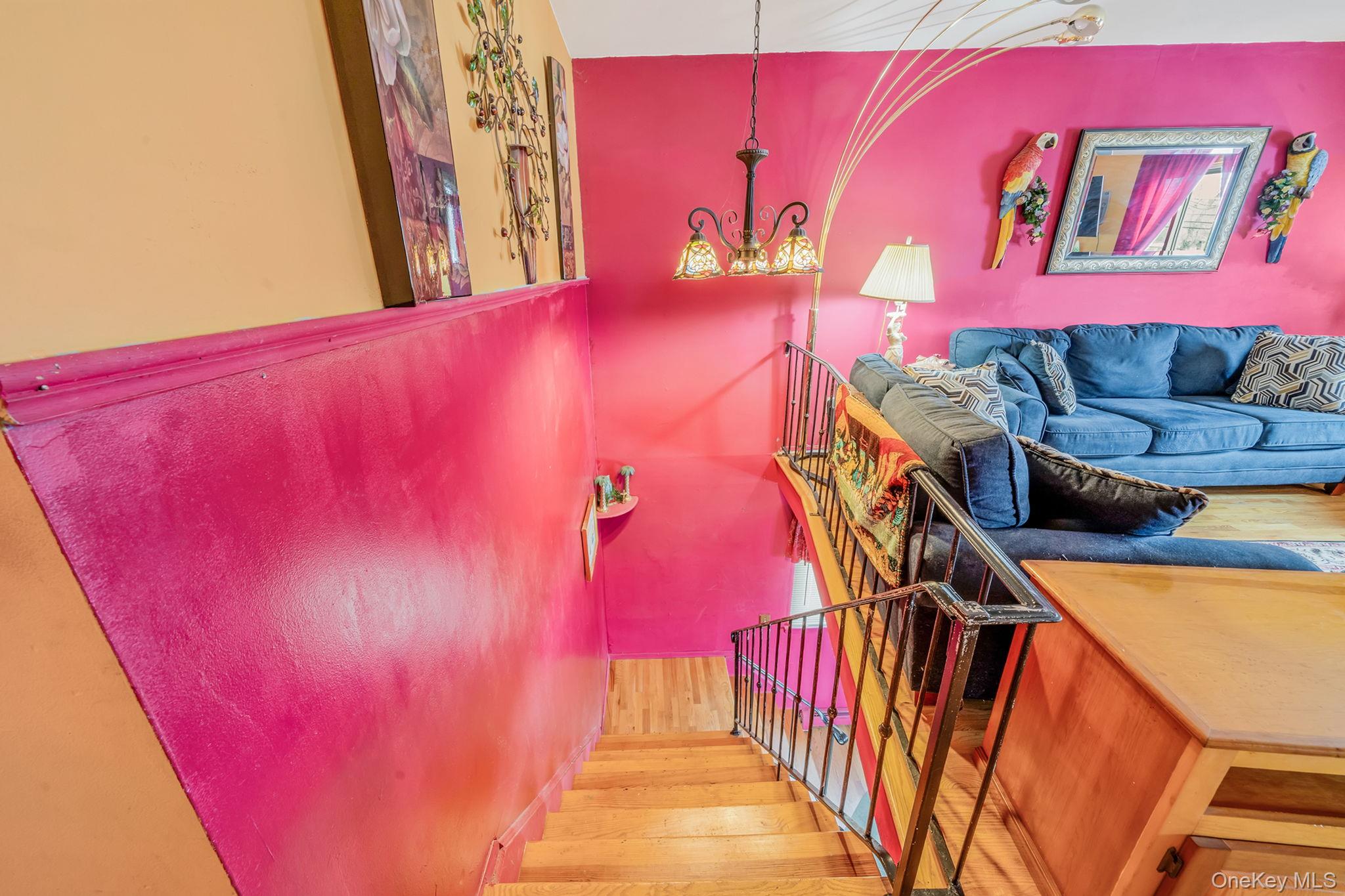 244 Lakeside Trail Ridge, NY 11961 - Photo 29 of 36 Stairway featuring wood finished floors