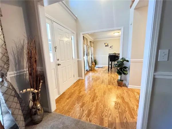 a view of a living room