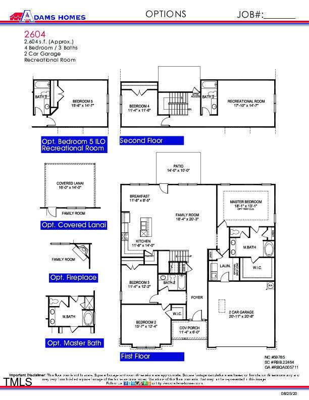 3982 Fletcher Road, Unit LOT 180 Bailey, NC 27807 - Photo 28 of 28 2307 Floorplan