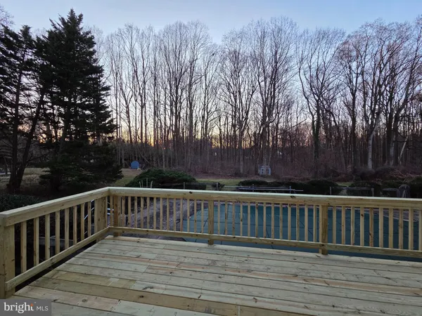 a view of wooden fence