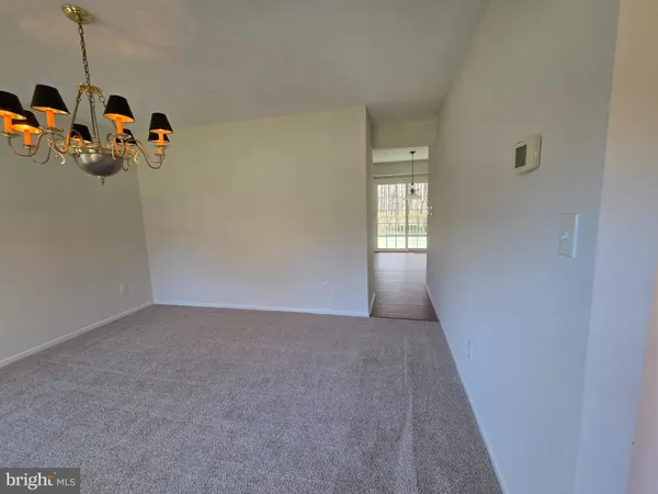 a view of empty room