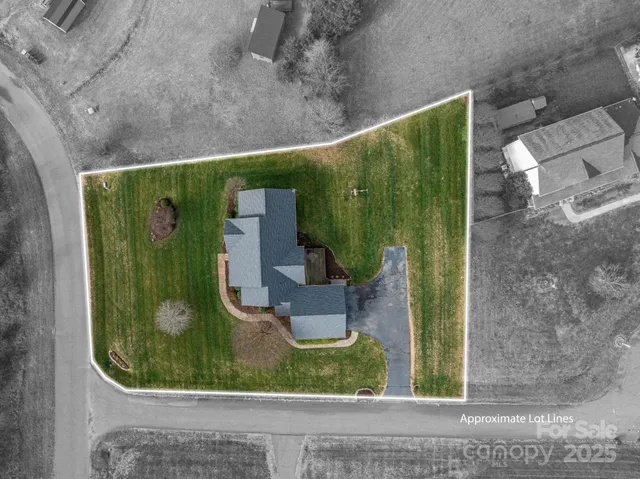 view of a house with a garden and plants