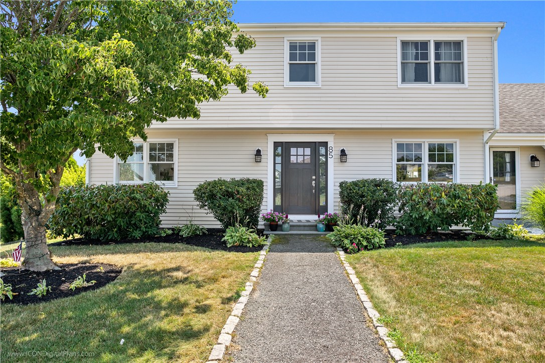 85 Lepes Road Portsmouth, RI 02871 - Photo 5 of 50 The landscaping was recently trimmed and new mulch added for a fresh look.