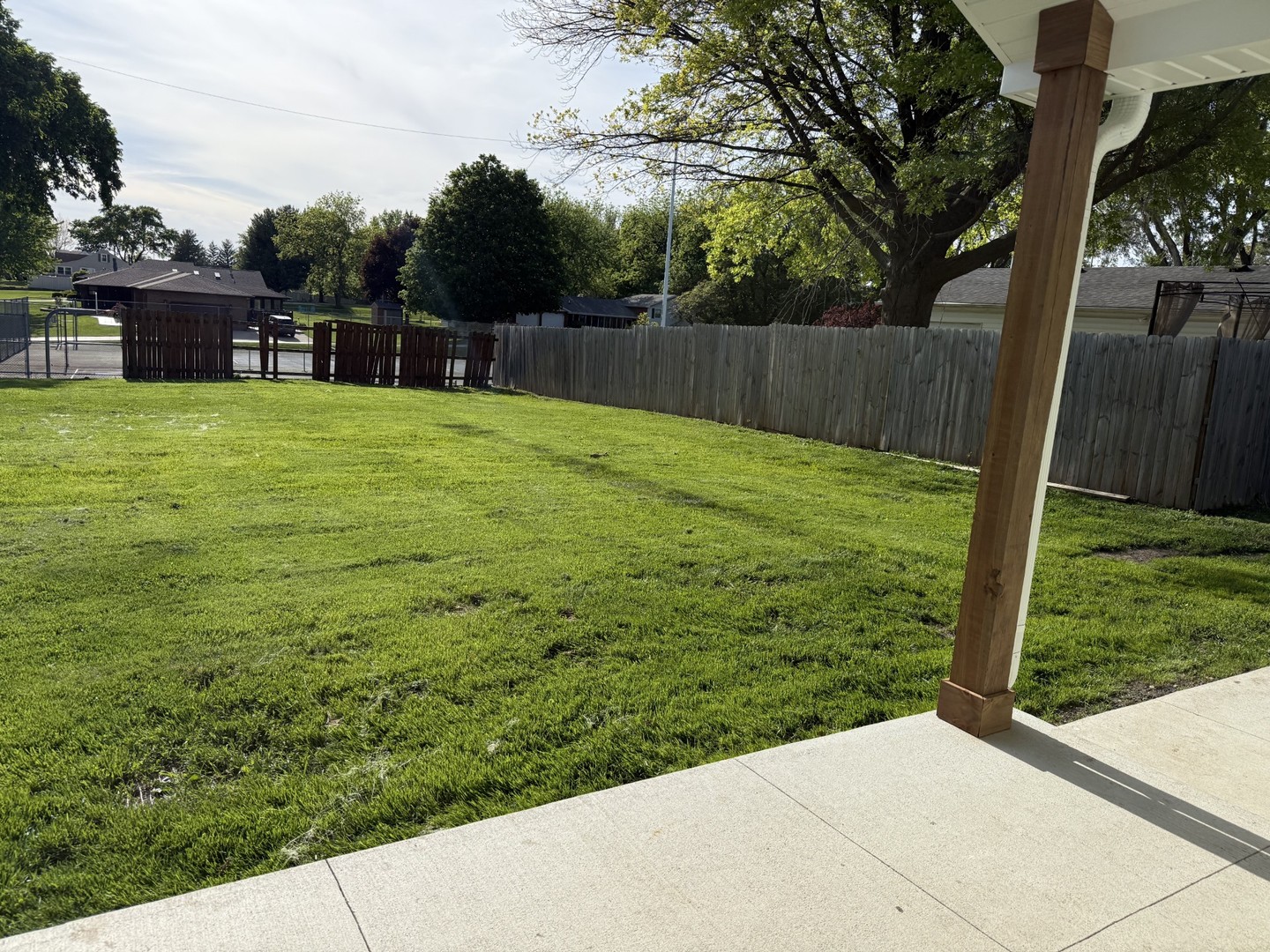 2703 Main Street Peru, IL 61354 - Photo 6 of 23 a view of a backyard with a small cabin