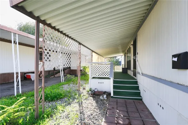 a view of a house with a street