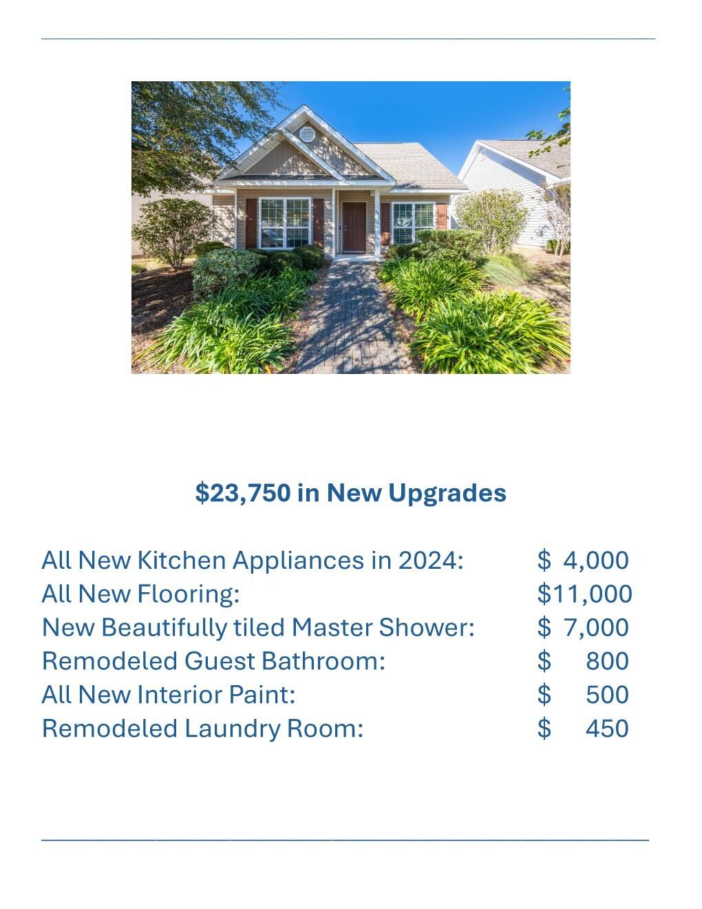 64 Cornelia Street Freeport, FL 32439 - Photo 2 of 94 Upgrade list