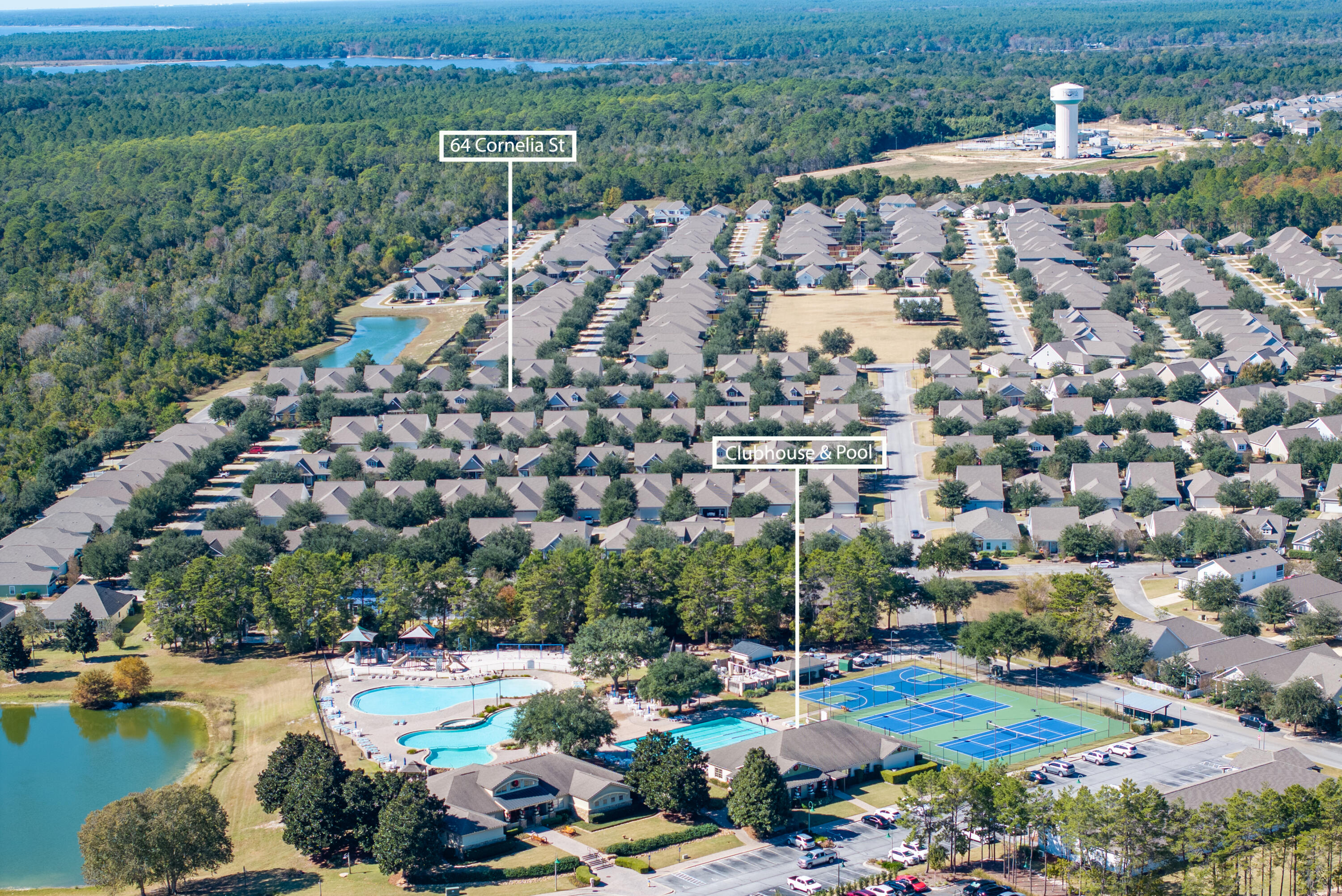 64 Cornelia Street Freeport, FL 32439 - Photo 33 of 94 Aerial (6)