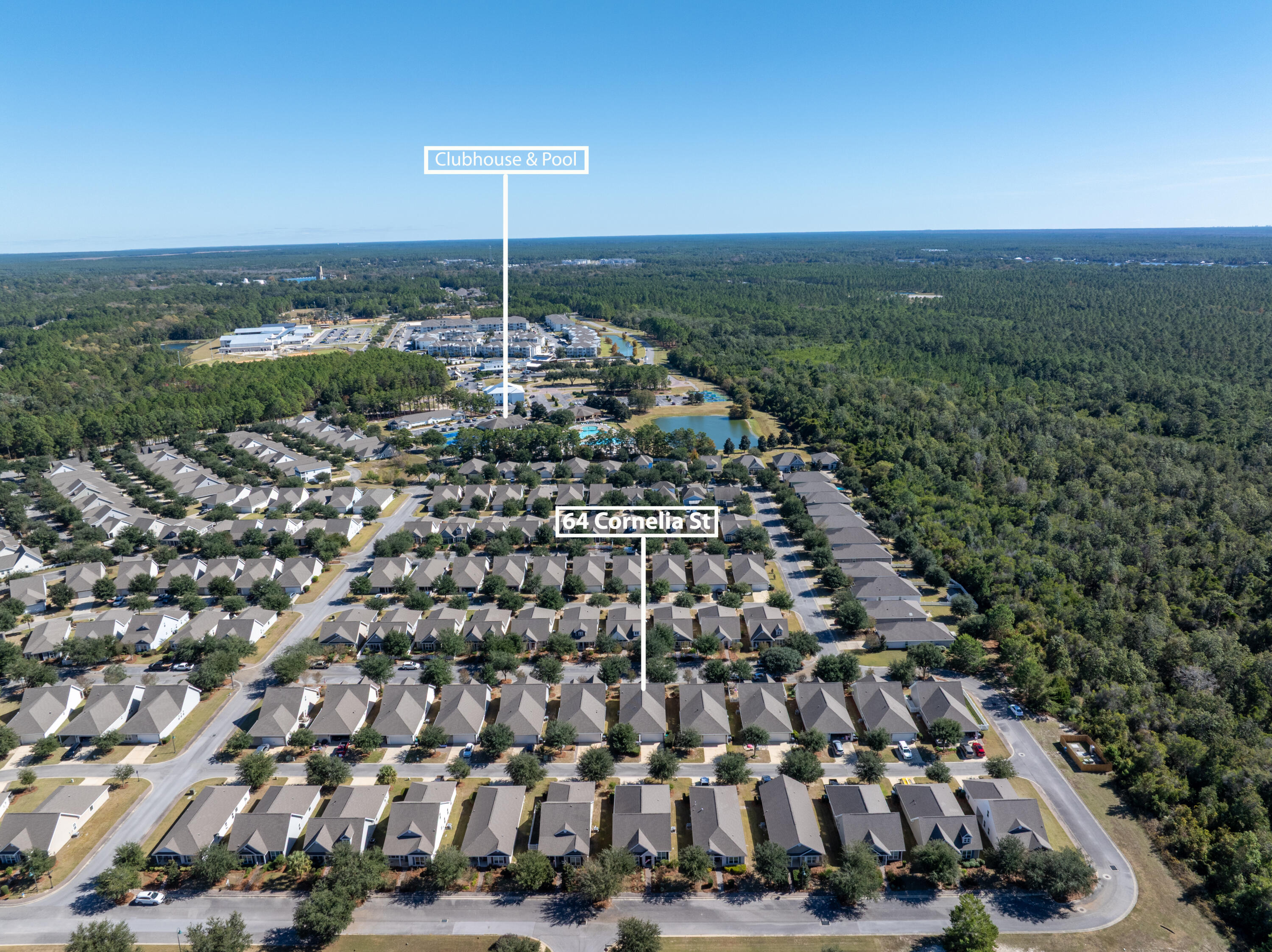 64 Cornelia Street Freeport, FL 32439 - Photo 93 of 94 Aerial (2)