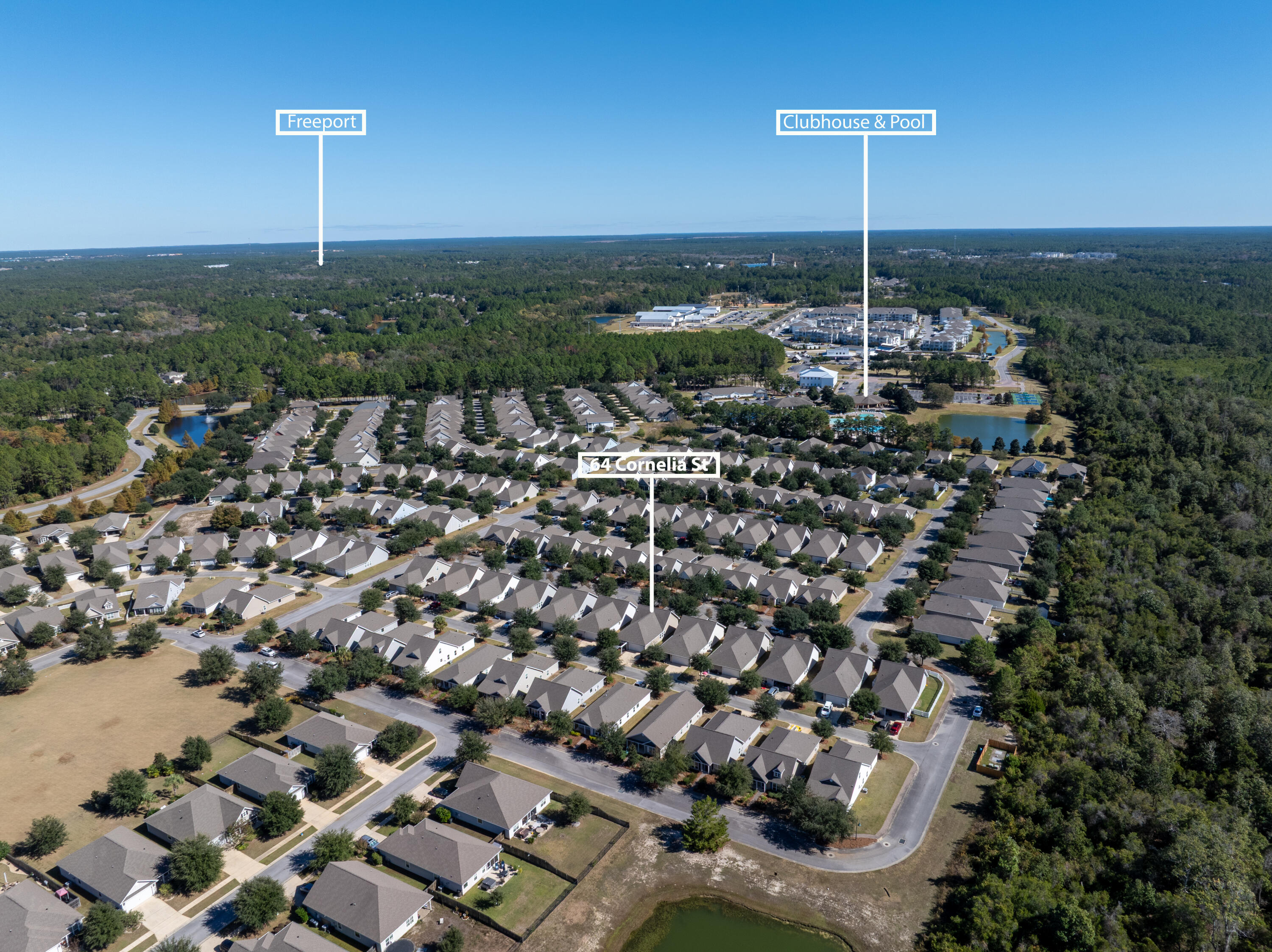 64 Cornelia Street Freeport, FL 32439 - Photo 94 of 94 Aerial (3)