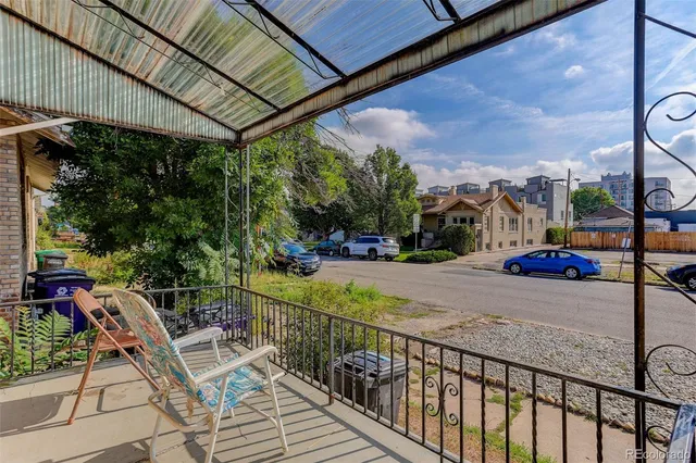 a view of a city with a lake