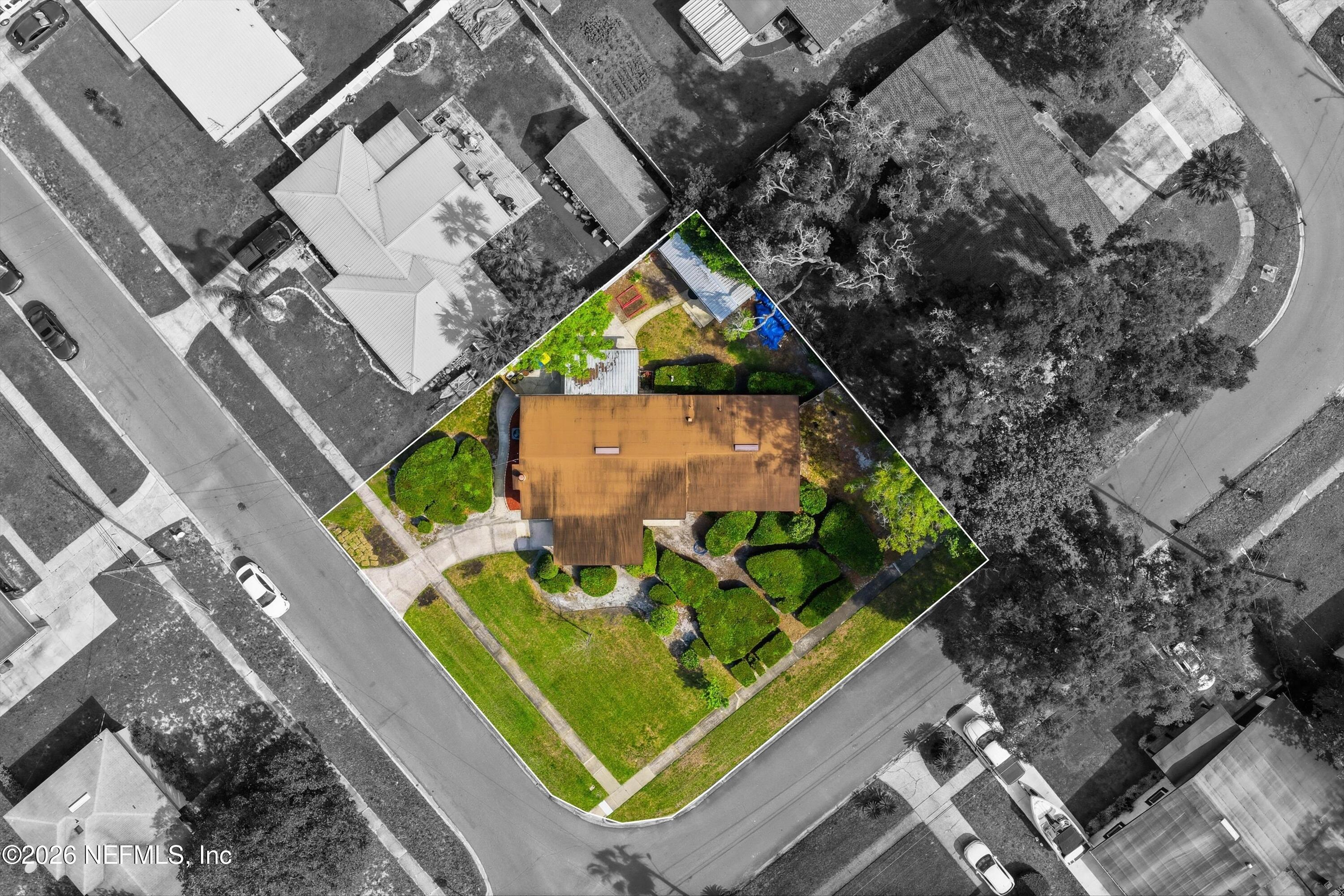 6204 Diane Road Jacksonville, FL 32277 - Photo 33 of 36 Birds Eye View