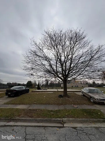 a view of backyard with green space