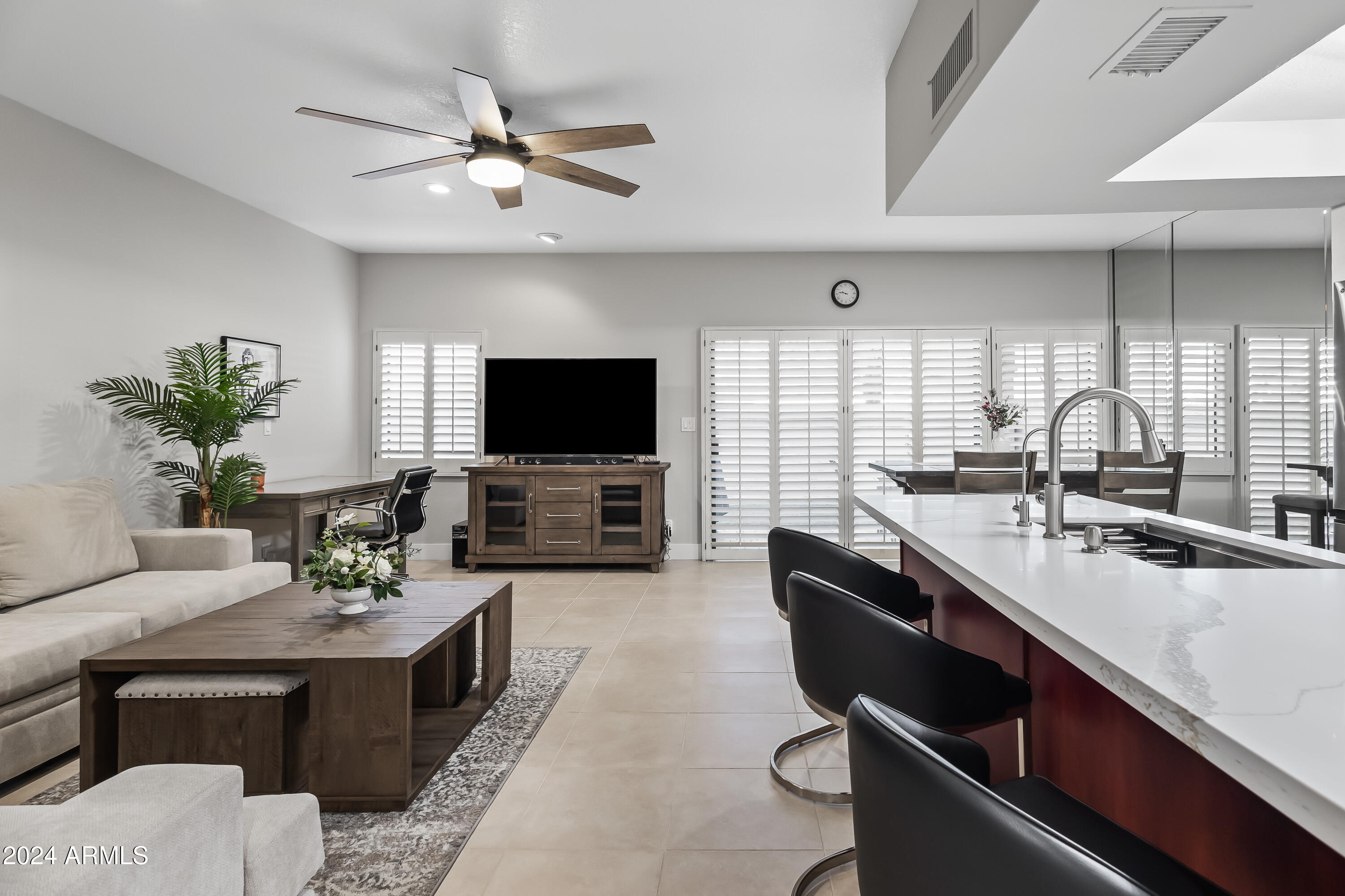 MAIN LIVING VIEW TO BACKYARD