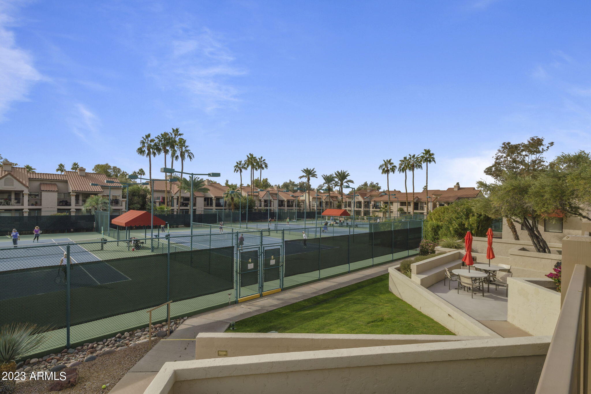 9705 East Mountain View Road, Unit 1038 Scottsdale, AZ 85258 - Photo 21 of 31 COMMUNITY TENNIS COURTS