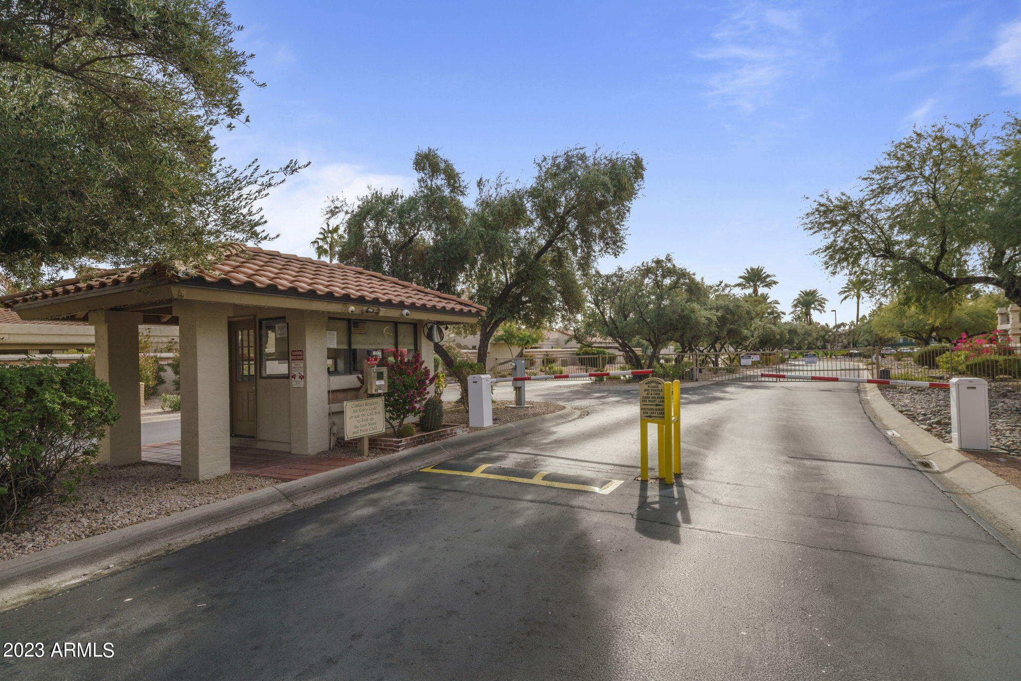 9705 East Mountain View Road, Unit 1038 Scottsdale, AZ 85258 - Photo 31 of 31 RACQUET CLUB - GATED ENTRY