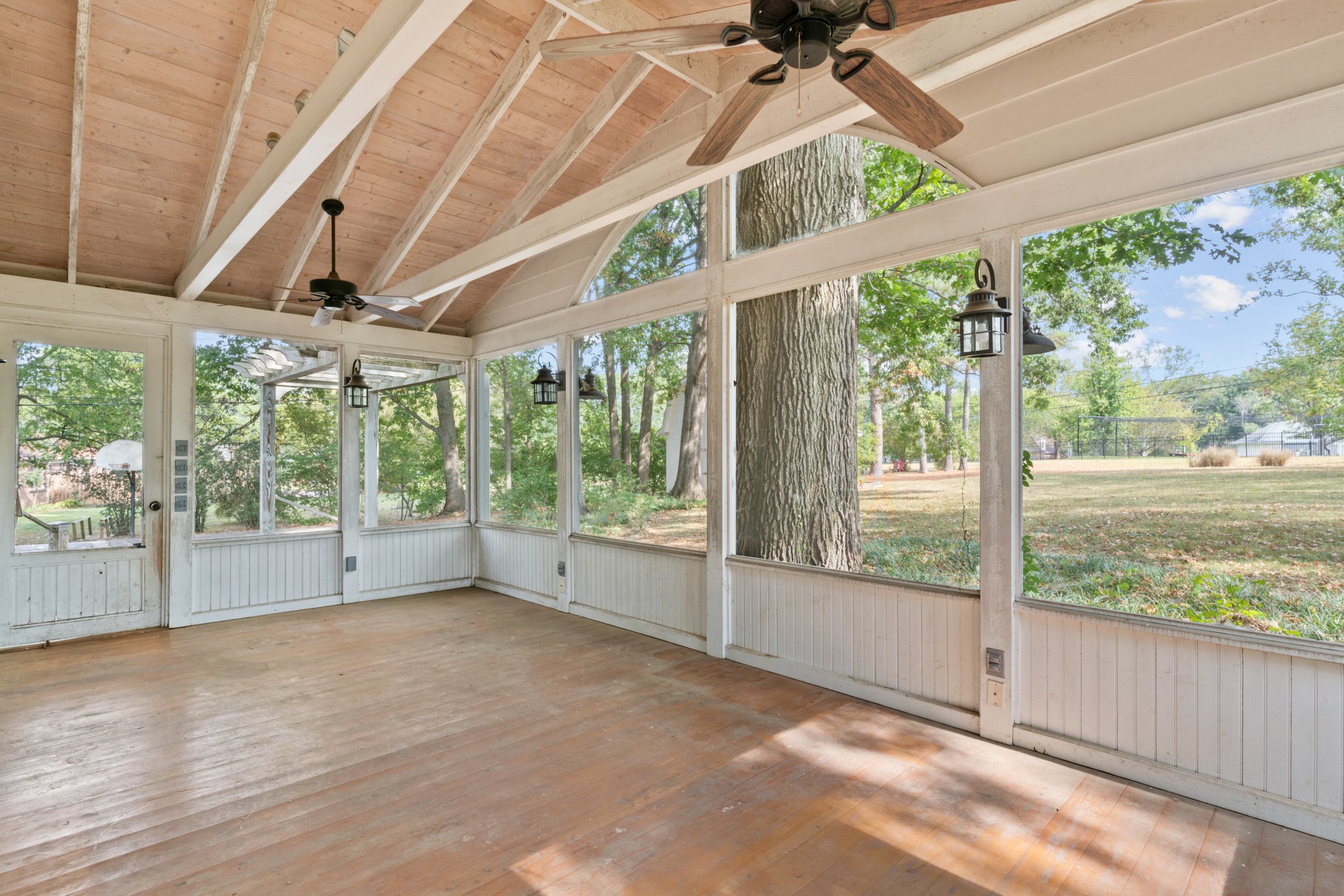 6325 Robin Hill Road Nashville, TN 37205 - Photo 33 of 47 beautiful view on backyard from large screened in porch. Needs TLC