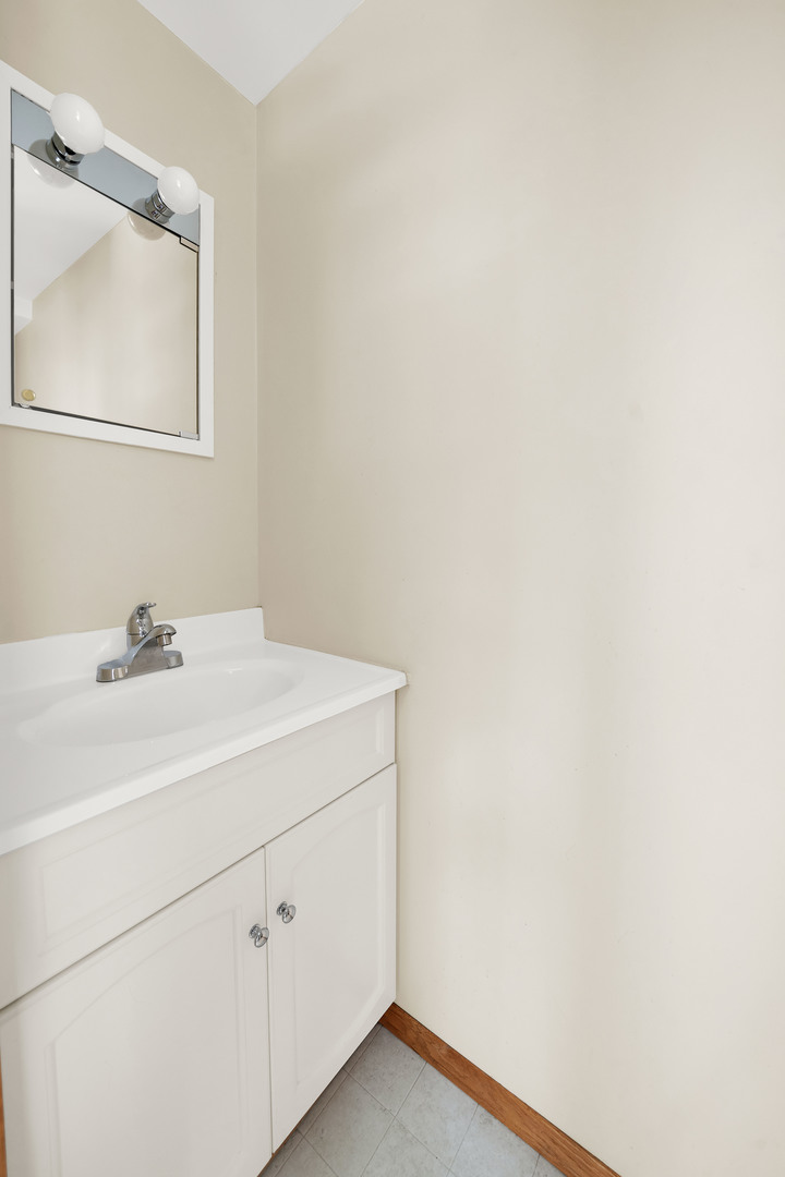 541 Charles Street Aurora, IL 60506 - Photo 24 of 38 a bathroom with a sink and a mirror