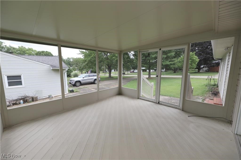 890 Wadsworth Road Medina, OH 44256 - Photo 13 of 22 View of unfurnished sunroom