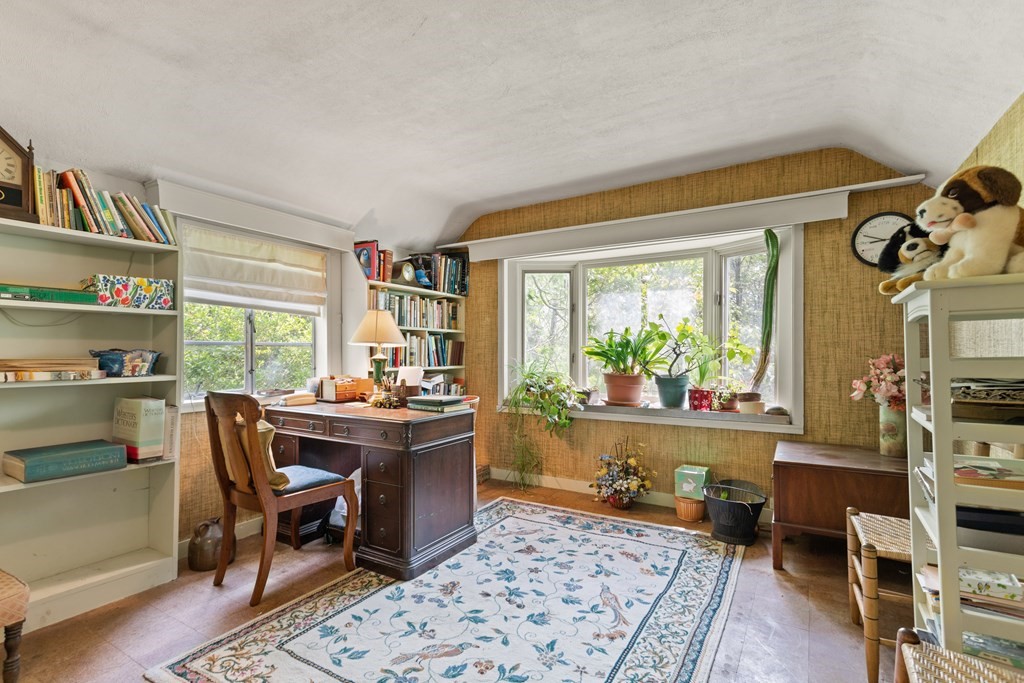 73 Old County Road Lincoln, MA 01773 - Photo 10 of 15 a view of a workspace with furniture and a window
