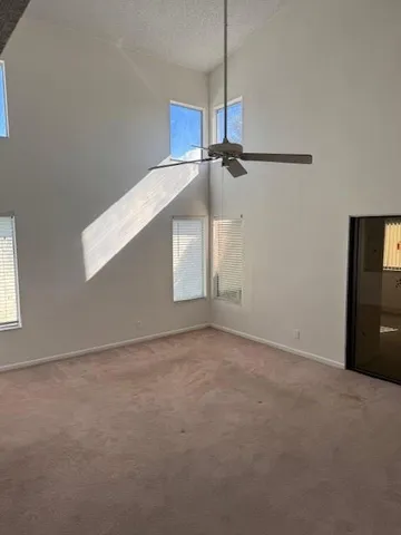 a close view of a closet