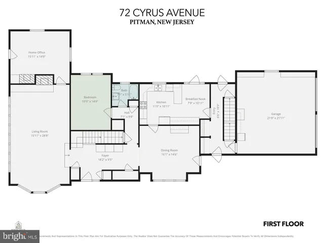 $689,900 | 72 Cyrus Avenue, Pitman, NJ 08071