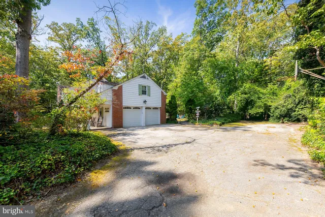 a view of a backyard of a house