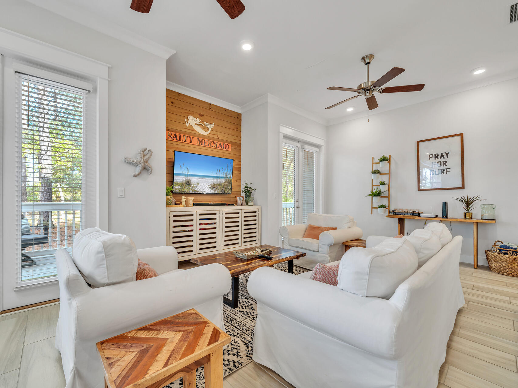 299 Milestone Dr Inlet Beach, Unit A Inlet Beach, FL 32461 - Photo 10 of 41 a living room with furniture and a window