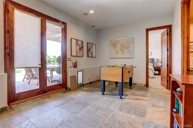 a view of an ocean and beach