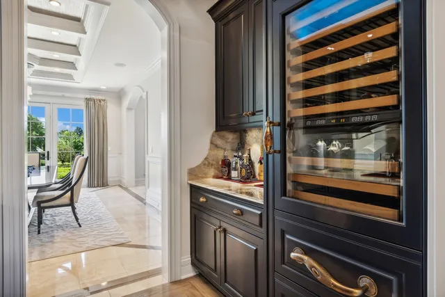 a living room with furniture fireplace and flat screen tv