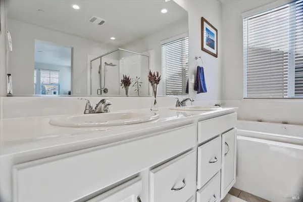 a view of outdoor space with garden