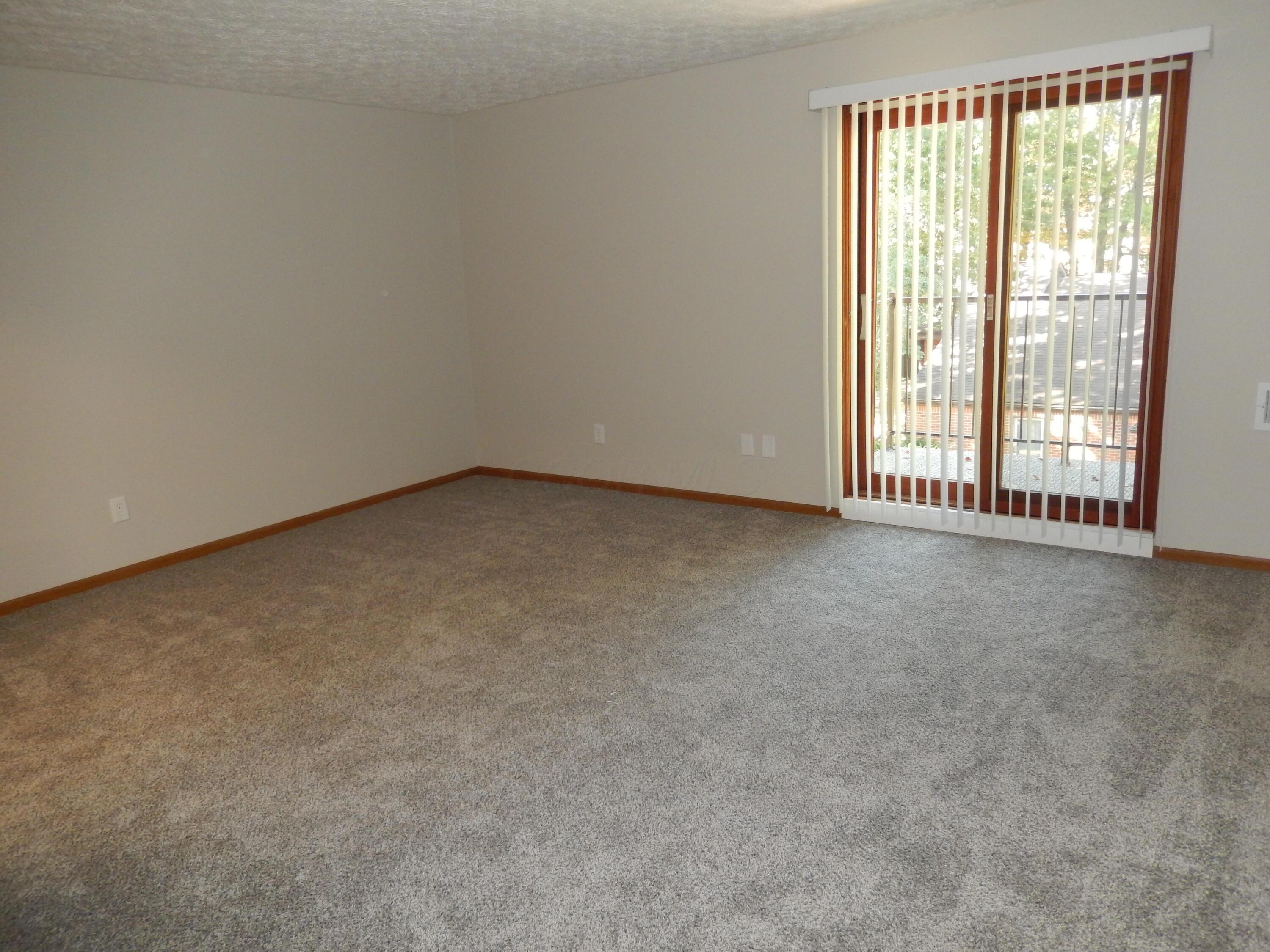 4117 Karl Road, Unit 302 Columbus, OH 43224 - Photo 5 of 33 Living Room with sliding door to balcony