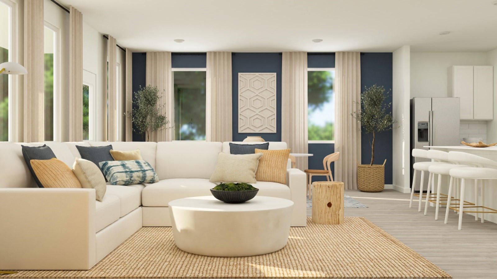 8306 Opal Pond Drive Angleton, TX 77515 - Photo 12 of 18 a living room with furniture and a large window