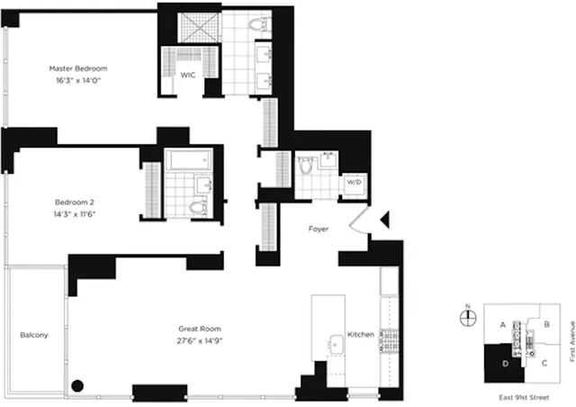$1,800,000 | 333 East 91st Street, Unit 19D | Upper East Side