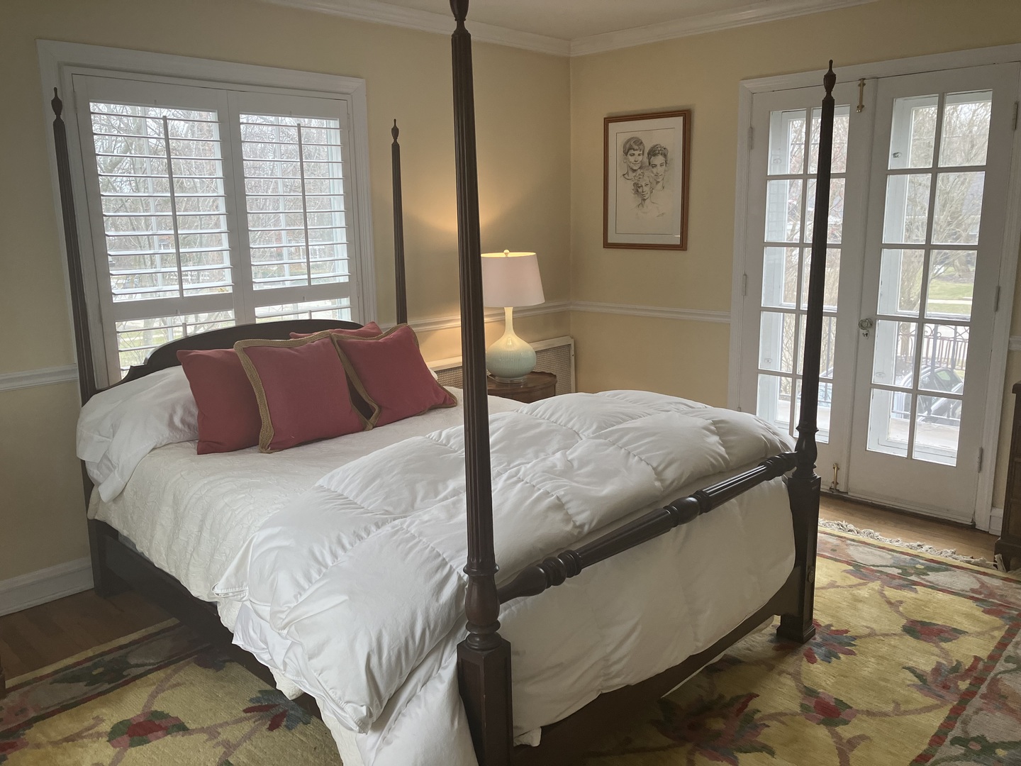 111 Church Road Winnetka, IL 60093 - Photo 7 of 12 a bedroom with a large bed and a window