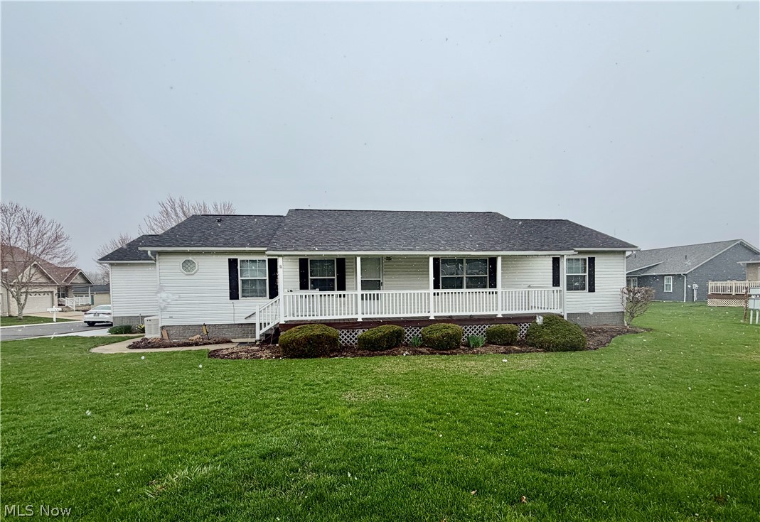 Front view of home on Corner Lot