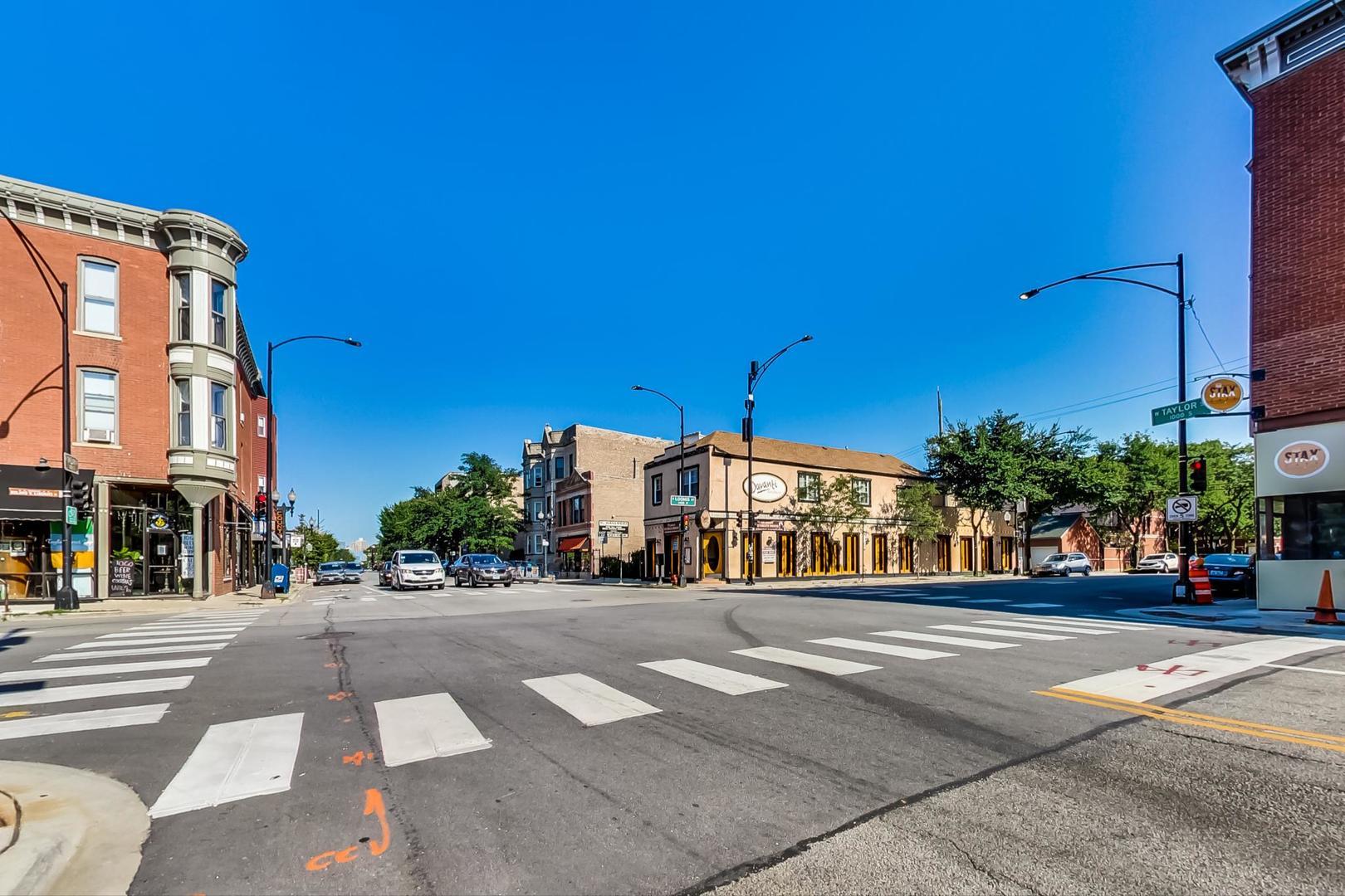 1422 West Lexington Street, Unit 2F Chicago, IL 60607 - Photo 19 of 19 a view of a building with a street