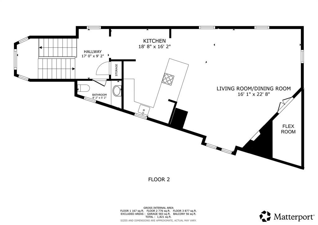 5102 Ridgedale Avenue Dallas, TX 75206 - Photo 25 of 27 2nd Floor plan