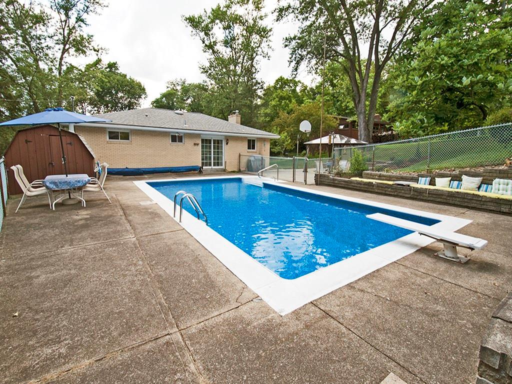 15 Winding Road Leetsdale, PA 15056 - Photo 17 of 18 Enjoy entertaining around your own pool. This pool has a newer liner. This home is a rare find close to all the Sewickley village shops and restaurants plus just a few blocks from Quaker Valley High School.