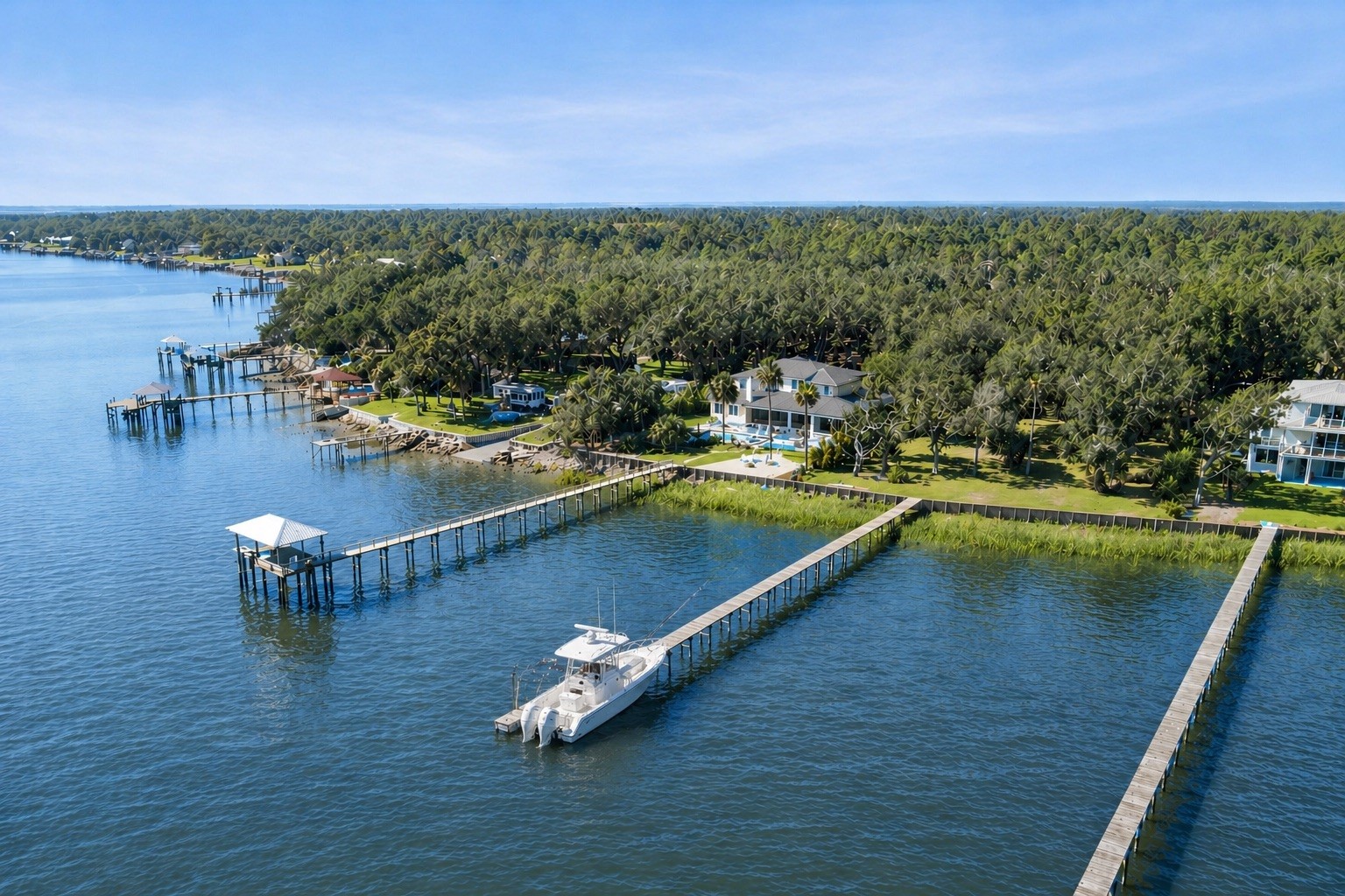 16385 Waterville Road Jacksonville, FL 32226 - Photo 5 of 14 a view of a lake with couches chairs