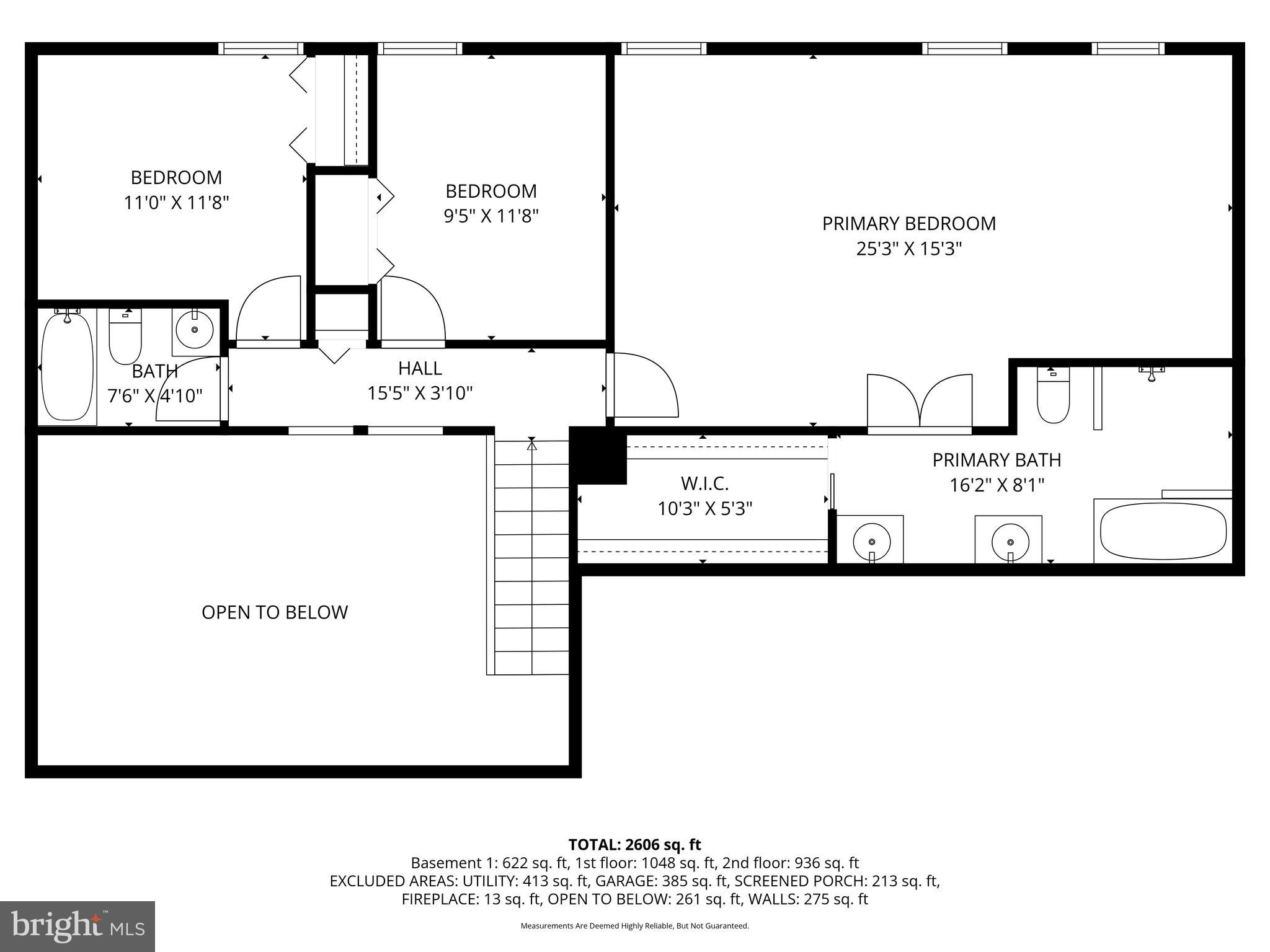 15500 Laurel Ridge Road Dumfries, VA 22025 - Photo 38 of 40 Upper Level Floor Plan