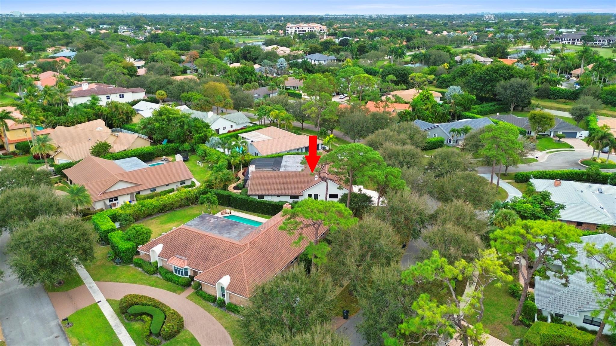 7571 Estrella Circle Boca Raton, FL 33433 - Photo 72 of 79 an aerial view of residential houses with outdoor space and trees
