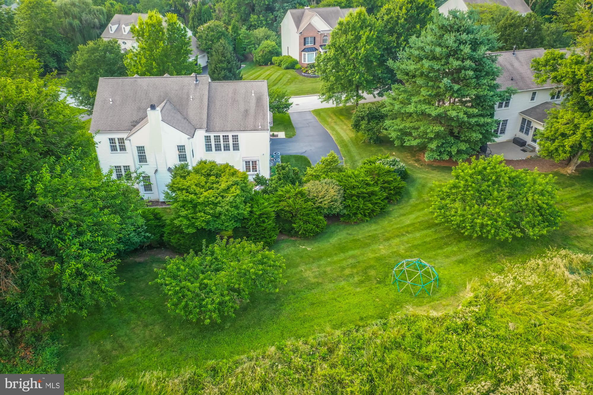 1041 Ridgehaven Road West Chester, PA 19382 - Photo 4 of 55 Back Yard above the retaining wall