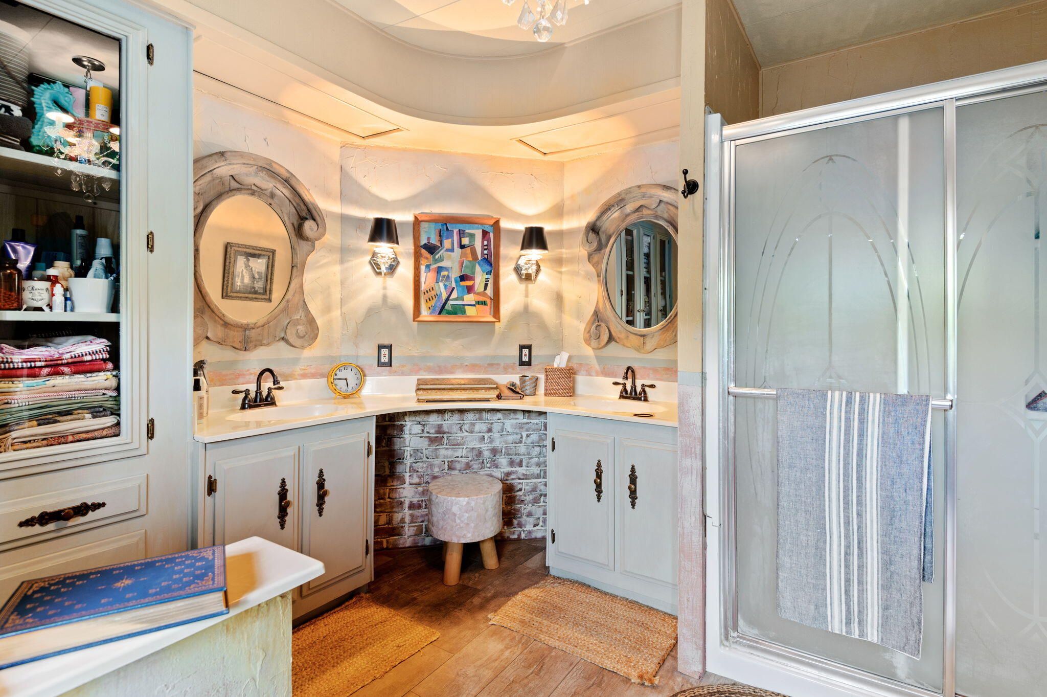 340 Old Mill Road, Unit 26 Santa Barbara, CA 93110 - Photo 16 of 31 a very nice looking room with a sink and a mirror