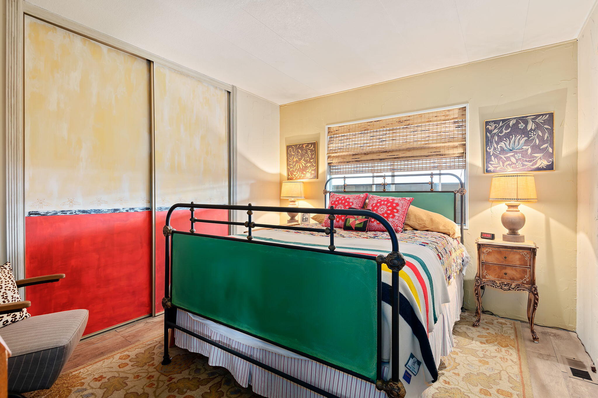 340 Old Mill Road, Unit 26 Santa Barbara, CA 93110 - Photo 17 of 31 a bed room with a bed and a window