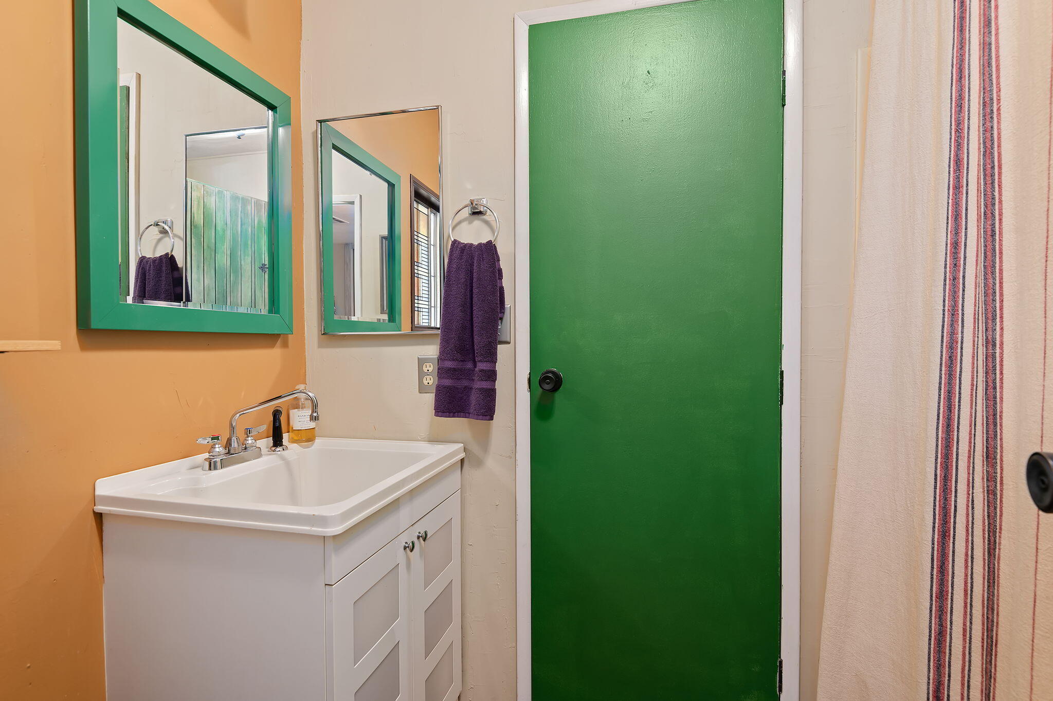 340 Old Mill Road, Unit 26 Santa Barbara, CA 93110 - Photo 18 of 31 a bathroom with a sink and a mirror