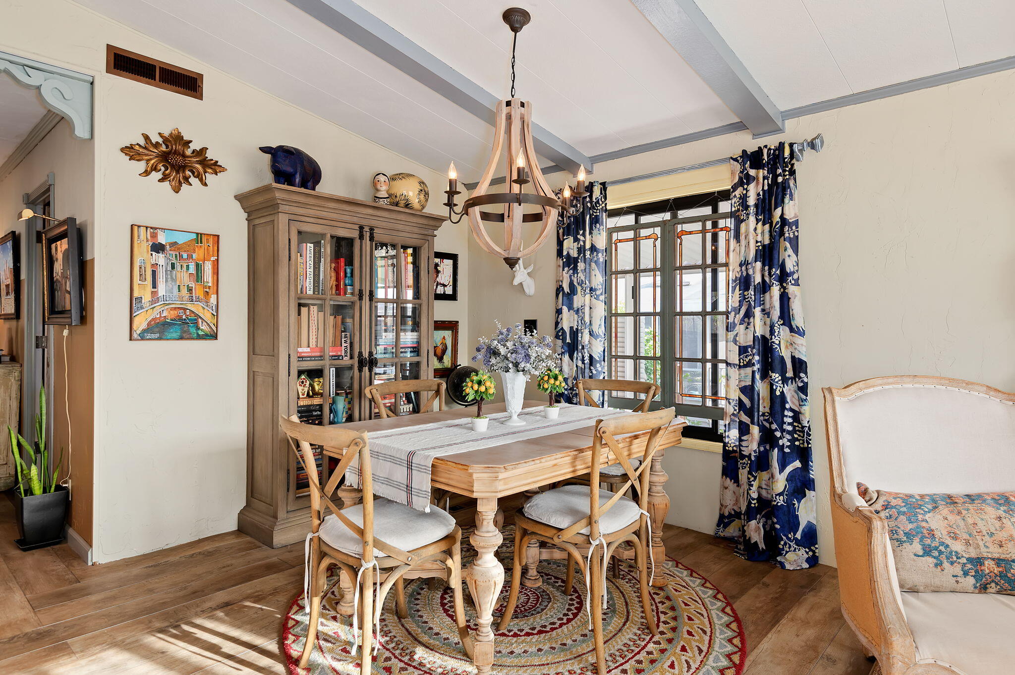 340 Old Mill Road, Unit 26 Santa Barbara, CA 93110 - Photo 7 of 31 a view of a dining room with furniture window and wooden floor