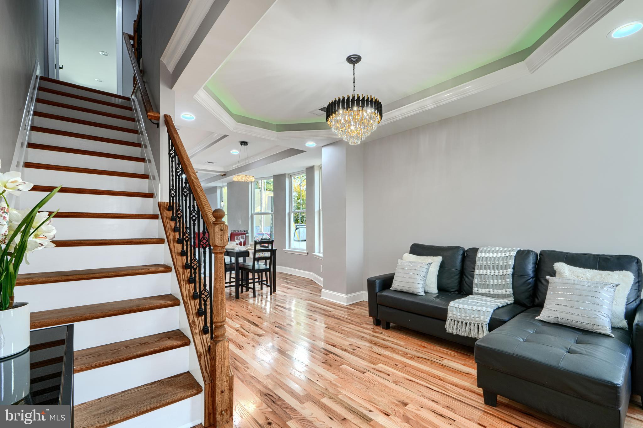 3613 4th Street Baltimore, MD 21225 - Photo 2 of 30 Living Room w/ Tray Ceilings
