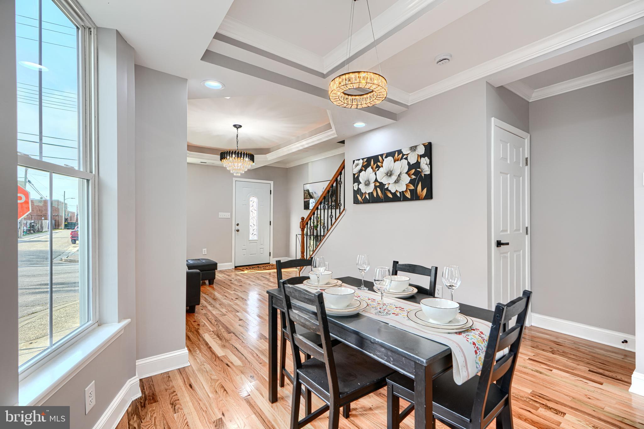 3613 4th Street Baltimore, MD 21225 - Photo 5 of 30 Dining Room w/Hardwood Floors