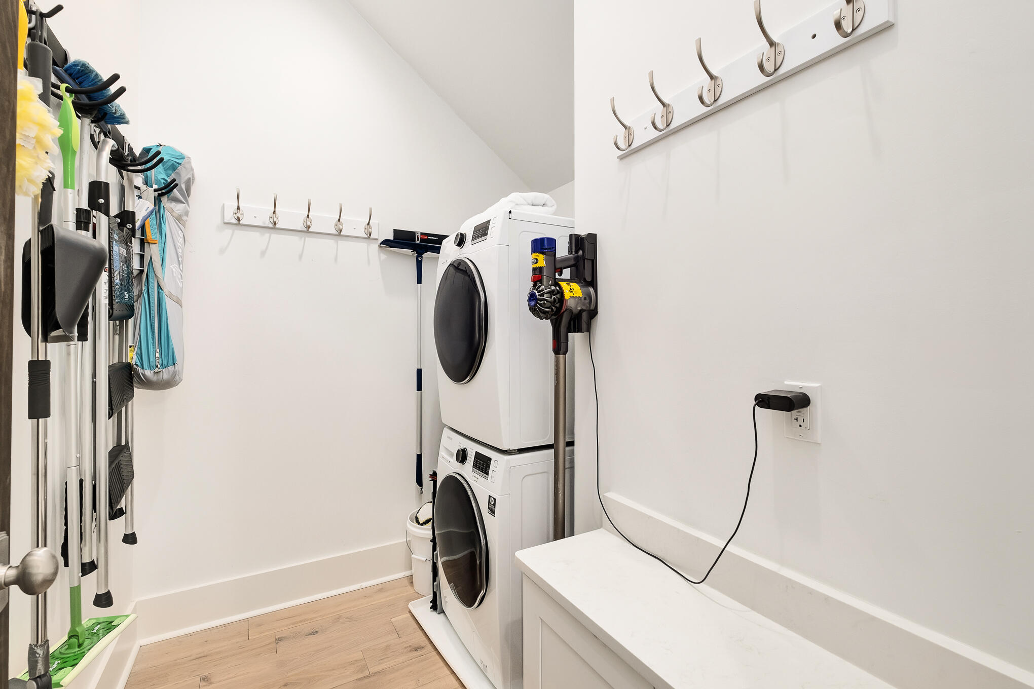 81 Palmeira Way Santa Rosa Beach, FL 32459 - Photo 19 of 74 a view of a storage & utility room with dryer and washer