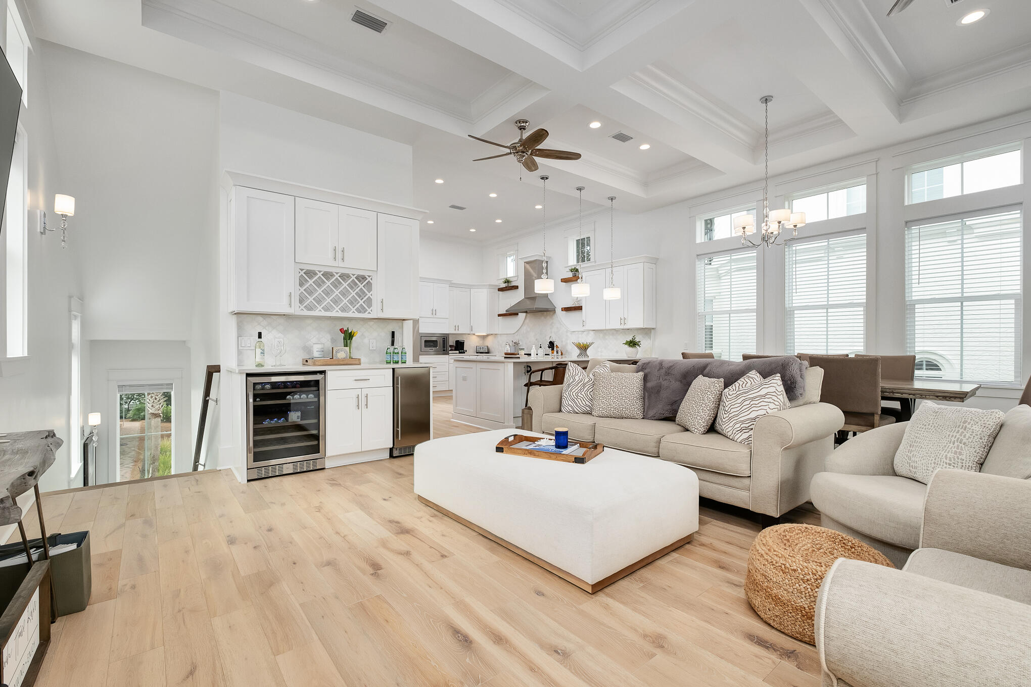 81 Palmeira Way Santa Rosa Beach, FL 32459 - Photo 20 of 74 a living room with furniture and a fireplace